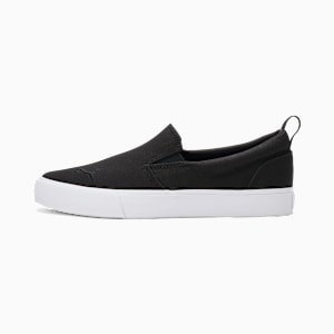 Bari Comfort Women's Slip-On Shoes, Puma Black-Puma Team Gold, extralarge