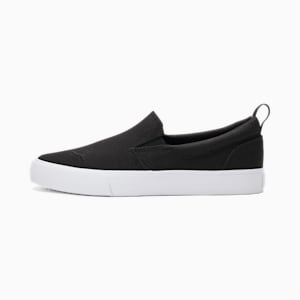 Tenis para mujer Bari Slip-On Comfort, Puma Black-Puma Team Gold, extralarge