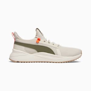 Pacer Future Street Plus Men's Sneakers, Alpine Snow-PUMA Olive-Rickie Orange, extralarge