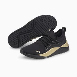 Womens black puma sneakers deals