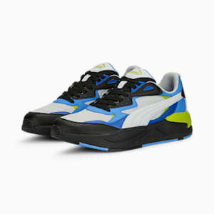 X-Ray Speed Sneakers, Feather Gray-PUMA White-PUMA Black-Dusky Blue