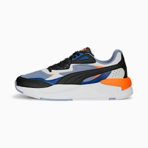 X-Ray Speed Sneakers, Filtered Ash-PUMA Black-Feather Gray-Ultra Orange
