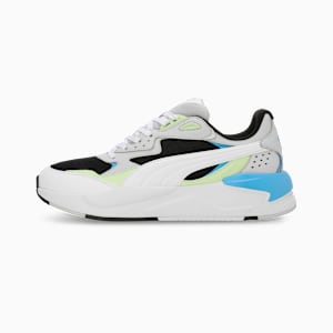 X-Ray Speed Sneakers, PUMA Black-PUMA White-Glacial Gray-Cool Cucumber, extralarge-IND