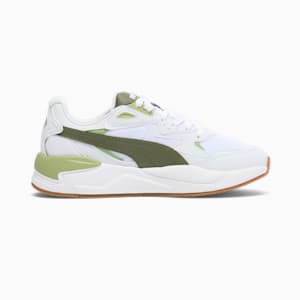 X-Ray Speed Sneakers, Silver Mist-Green Moss-PUMA White, extralarge