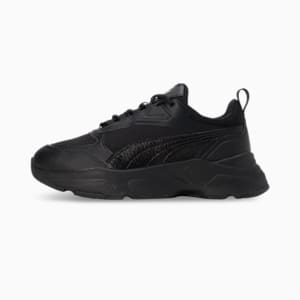 Cassia Women's Sneakers, Puma Black-Puma Black-Puma Team Gold, extralarge-IND