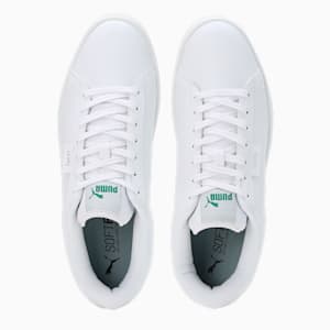 PUMA x one8 Smash Men's Shoes, Puma White-Amazon Green, extralarge-IND