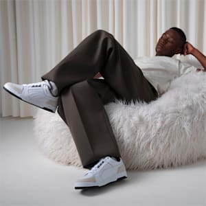 Slipstream Lo Retro Trainers, Puma White-Vaporous Gray