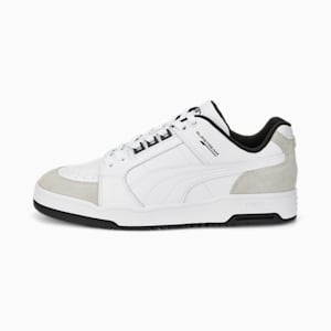 Slipstream Lo Retro Unisex Sneakers, Puma White-Vaporous Gray, extralarge-IND