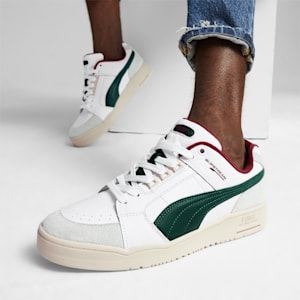 Slipstream Lo Retro Men's Sneakers, PUMA White-Malachite, extralarge