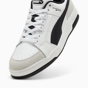 Slipstream Lo Retro Unisex Sneakers, PUMA White-PUMA Black, extralarge-IND