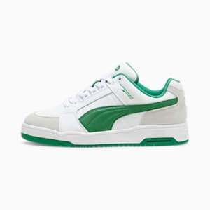 Slipstream Lo Retro Unisex Sneakers, PUMA White-Archive Green, extralarge-IND