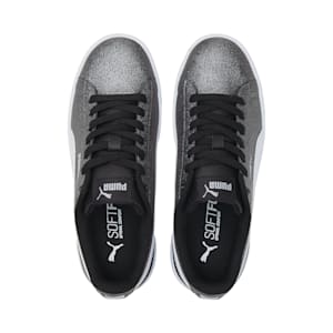 Zapatos deportivos Vikky v3 Glitz para niños grandes, Puma Black-Puma White-Puma Silver
