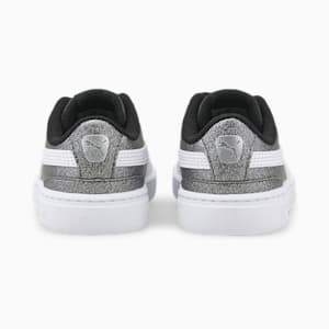 Vikky v3 Glitz Toddler Shoes, Puma Black-Puma White-Puma Silver