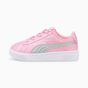 ベビー ガールズ プーマ ビッキーV3 GLITZ AC スニーカー12-16cm, PRISM PINK-Puma Silver-Puma White