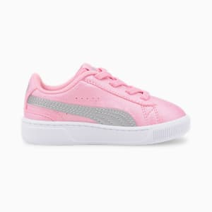 ベビー ガールズ プーマ ビッキーV3 GLITZ AC スニーカー12-16cm, PRISM PINK-Puma Silver-Puma White