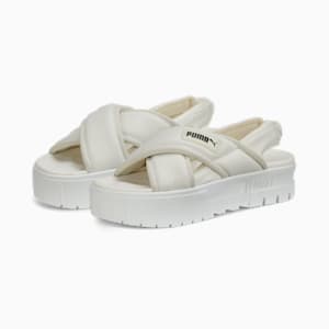 ウィメンズ メイズ サンダル, Marshmallow-Puma Black, extralarge-JPN