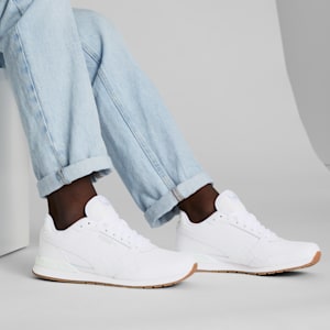 ST Runner v3 L Men's Sneakers, Puma White-Puma White-Gum, extralarge