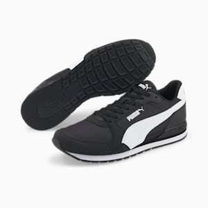 Puma ST Runner V3 L Black White Men Lifestyle Casual Shoes Sneakers  384855-06