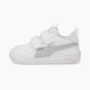 Multiflex Glitz Toddlers' Sneakers, Puma White-Puma Silver, extralarge