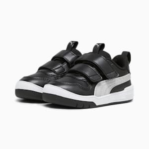 Multiflex Glitz Babies' Trainers, PUMA Black-PUMA Silver, extralarge