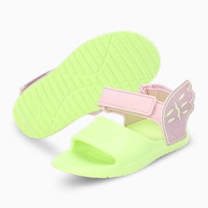 Divecat V2 Injex Hero Gli Kids' Sandals, Fast Yellow-Pearl Pink, extralarge-IND
