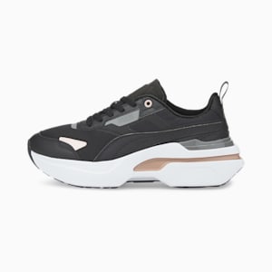 ウィメンズ コスモ ライダー メタリック スニーカー, Puma Black-Rose Gold