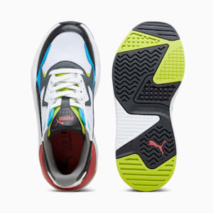 Tenis juveniles X-Ray Speed, PUMA White-PUMA Black-Speed Blue-Astro Red, extralarge
