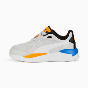 X-Ray Speed AC Kids' Trainers, Feather Gray-PUMA White-Victoria Blue-Zinnia