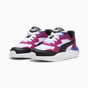 Tenis infantiles X-Ray Speed AC, PUMA White-PUMA Black-Mauved Out-Magenta Gleam, extralarge