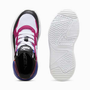 Tenis infantiles X-Ray Speed AC, PUMA White-PUMA Black-Mauved Out-Magenta Gleam, extralarge