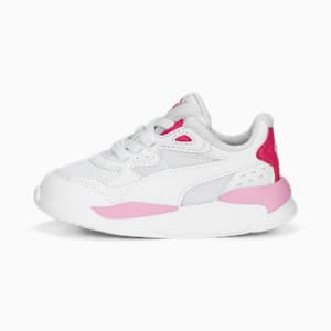 Tenis para bebés X-Ray Speed AC, PUMA White-Glowing Pink-Lilac Chiffon, extralarge