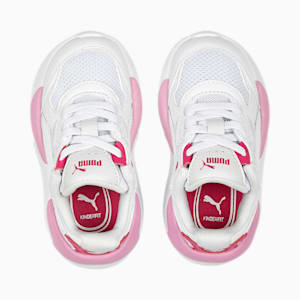 X-Ray Speed AC Babies' Trainers, PUMA White-Glowing Pink-Lilac Chiffon