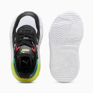 Tenis para bebés X-Ray Speed AC, PUMA White-PUMA Black-Club Red-Sparkling Green, extralarge