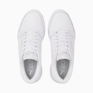 ST Runner v3 Leather Sneakers Big Kids, Puma White-Puma White, extralarge
