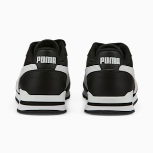 ST Runner v3 Leather Sneakers Big Kids, Puma Black-Puma White, extralarge