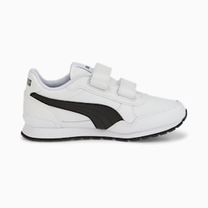 ST Runner v3 Leather Little Kids' Sneakers, Puma White-Puma Black, extralarge