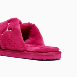 Fluff X Strap Women's Slide, Pinktastic-PUMA White
