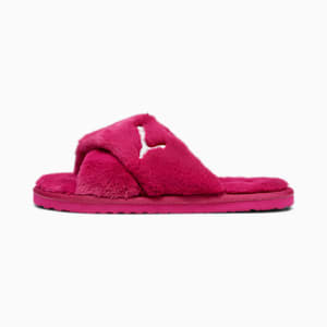 Fluff X Strap Women's Slide, Pinktastic-PUMA White