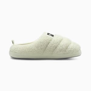 Scuff Sherpa Slippers, Whisper White-Puma Black