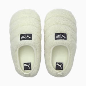 Scuff Sherpa Slippers, Whisper White-Puma Black