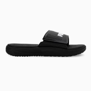 SOFTRIDE Youth Slides, Puma Black-Puma White, extralarge-IND