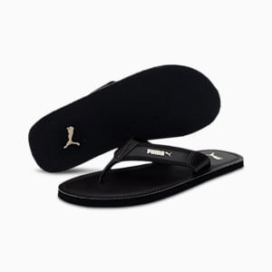 Puma fur slippers black clearance