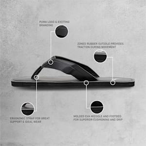 Ketava V Men's Flip-Flops, PUMA Black-Gray Violet, extralarge-IND