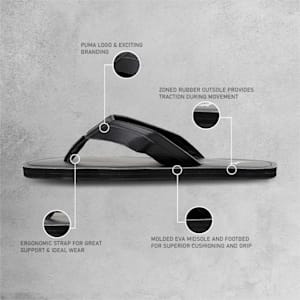 Ketava V Men's Flipflops, PUMA Black-Gray Violet, extralarge-IND