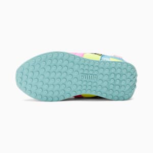 Tenis Adolescentes PUMA X LOL Future Rider VRQT, ARUBA BLUE-Luminous Pink