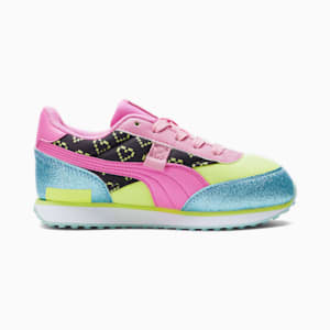 PUMA x L.O.L. Surprise! Future Rider VRQT Little Kids' Sneakers, ARUBA BLUE-Luminous Pink
