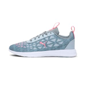 Agile Trip Women's Sneakers, Glacial Blue-Peony-Quarry-Puma White, extralarge-IND