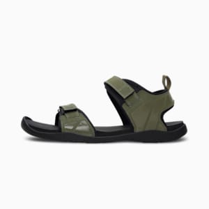 Path Reload Men's Sandals, Dark Green Moss-PUMA Black