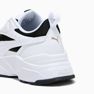 Cassia SL Women's Trainers, PUMA Black-PUMA White-PUMA Gold, extralarge-GBR