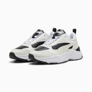 Cassia SL Women's Shoes, PUMA Black-Vapor Gray-Alpine Snow-PUMA White-PUMA Silver, extralarge-IND